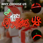Enseigne néon LED USB 5 V Merry Christmas