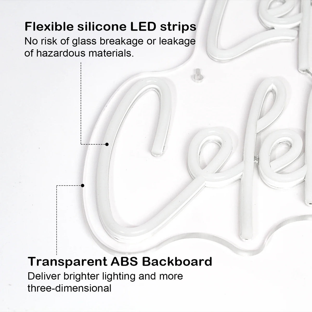 Enseigne néon LED USB 5 V Let's Celebrate