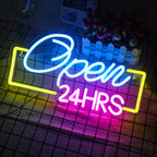 24HRS Open 5V USB LED neon sign