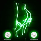 Enseigne néon LED USB 5 V Silhouette féminine