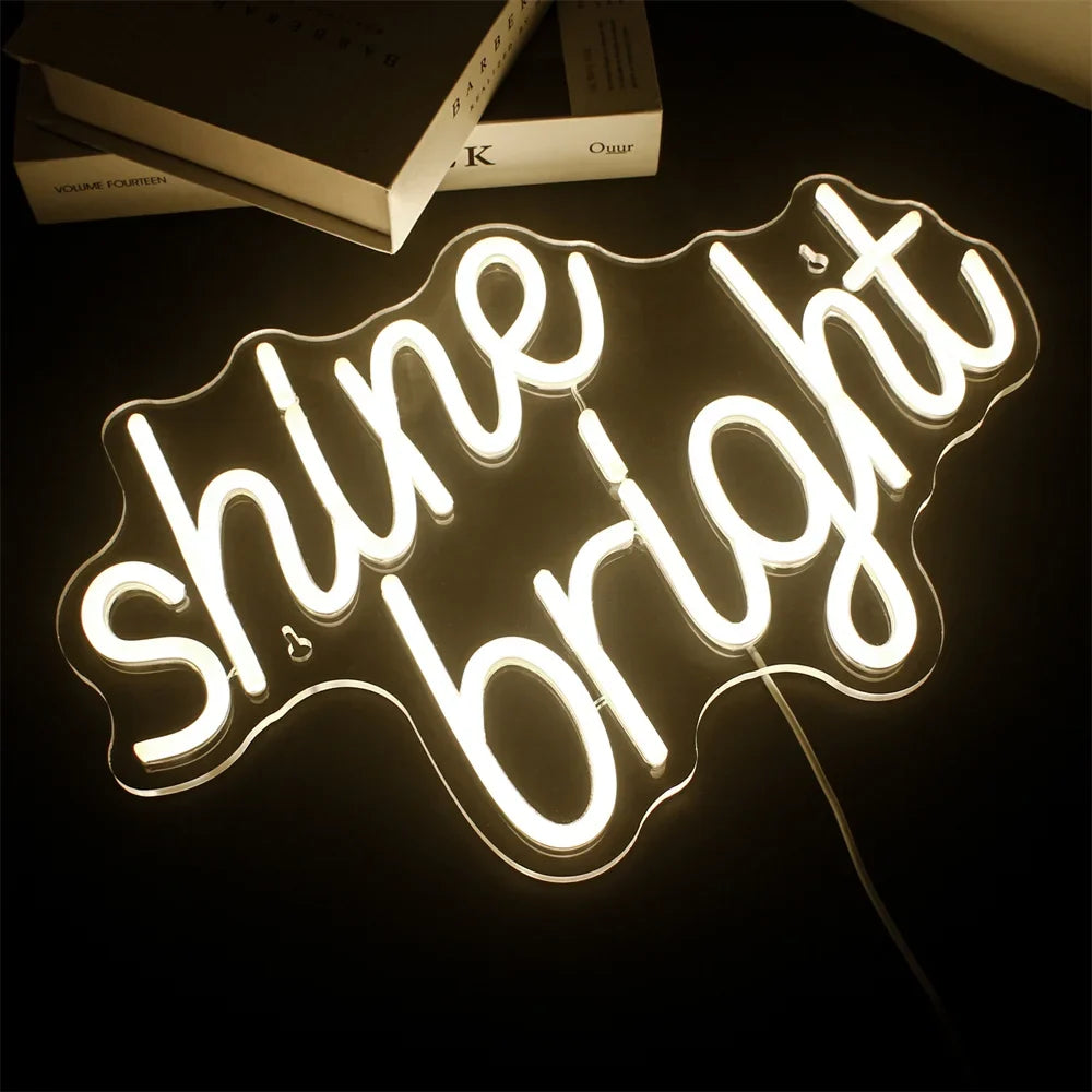 Shine Bright 5V USB LED neon sign