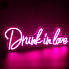 Drunk In Love 5V USB LED neon sign