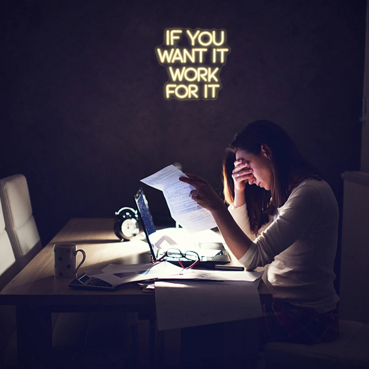 if you want it work for it 5V USB LED neon sign