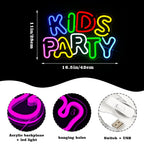 Kids Party 5V USB LED neon sign
