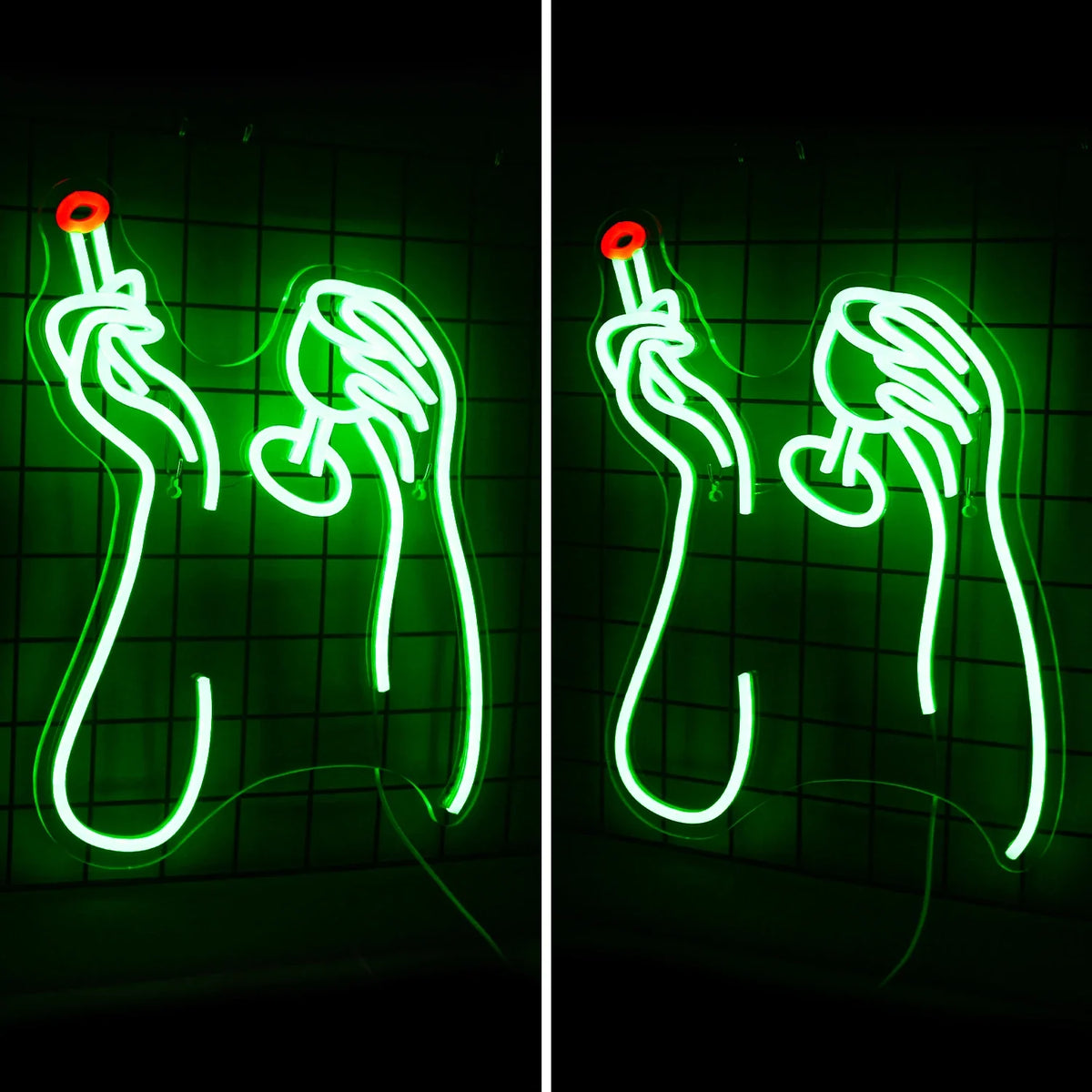 Enseigne néon LED USB 5 V Fumée et boisson