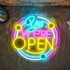 Yes We're Open 5V USB LED neon sign