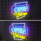 Enseigne néon LED USB 5 V Open Welcome