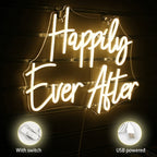 Happily Ever After 5V USB LED neon sign