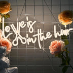 Love is in the Hair 5V USB LED neon sign – 42X24.5cm