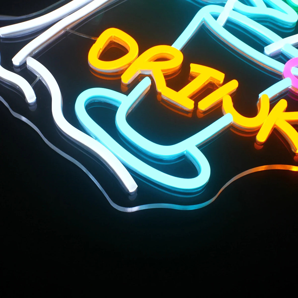 Beach Drink 5V USB LED neon sign