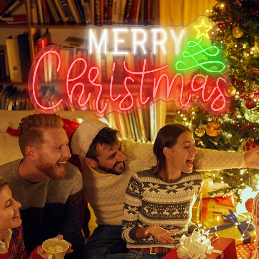 Merry Christmas 5V USB LED neon sign