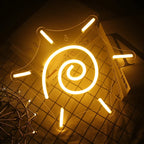 Warm White Sun 5V USB LED neon sign