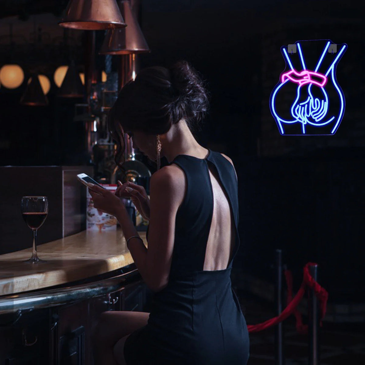 Woman Body 5V USB LED neon sign