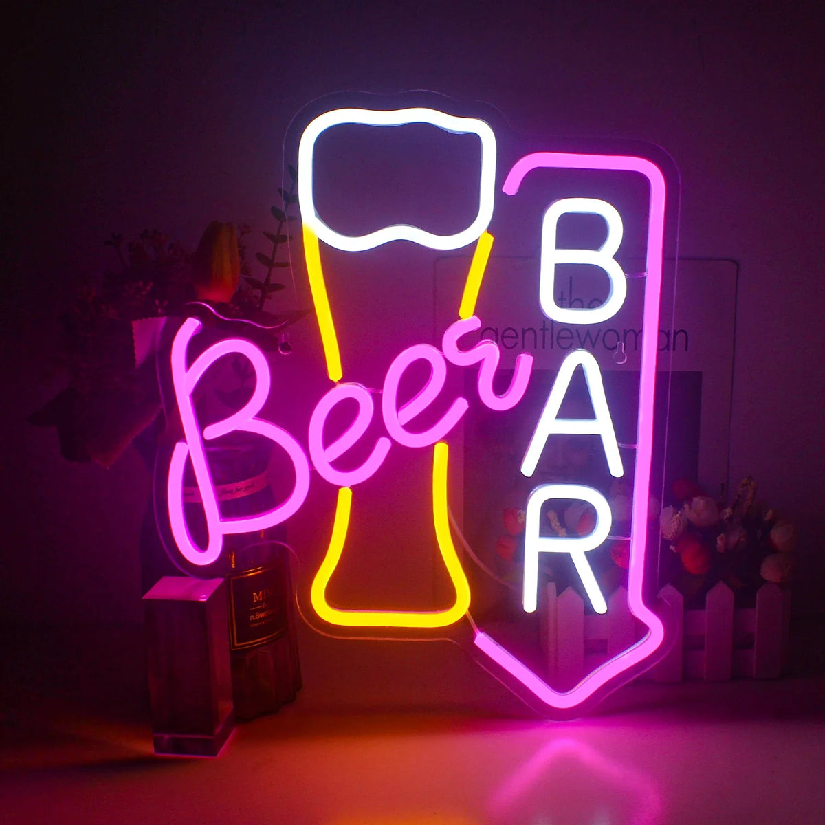Beer Bar 5V USB LED neon sign – 38x32cm