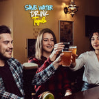 Enseigne néon LED USB 5 V Save Water Drink Tequila