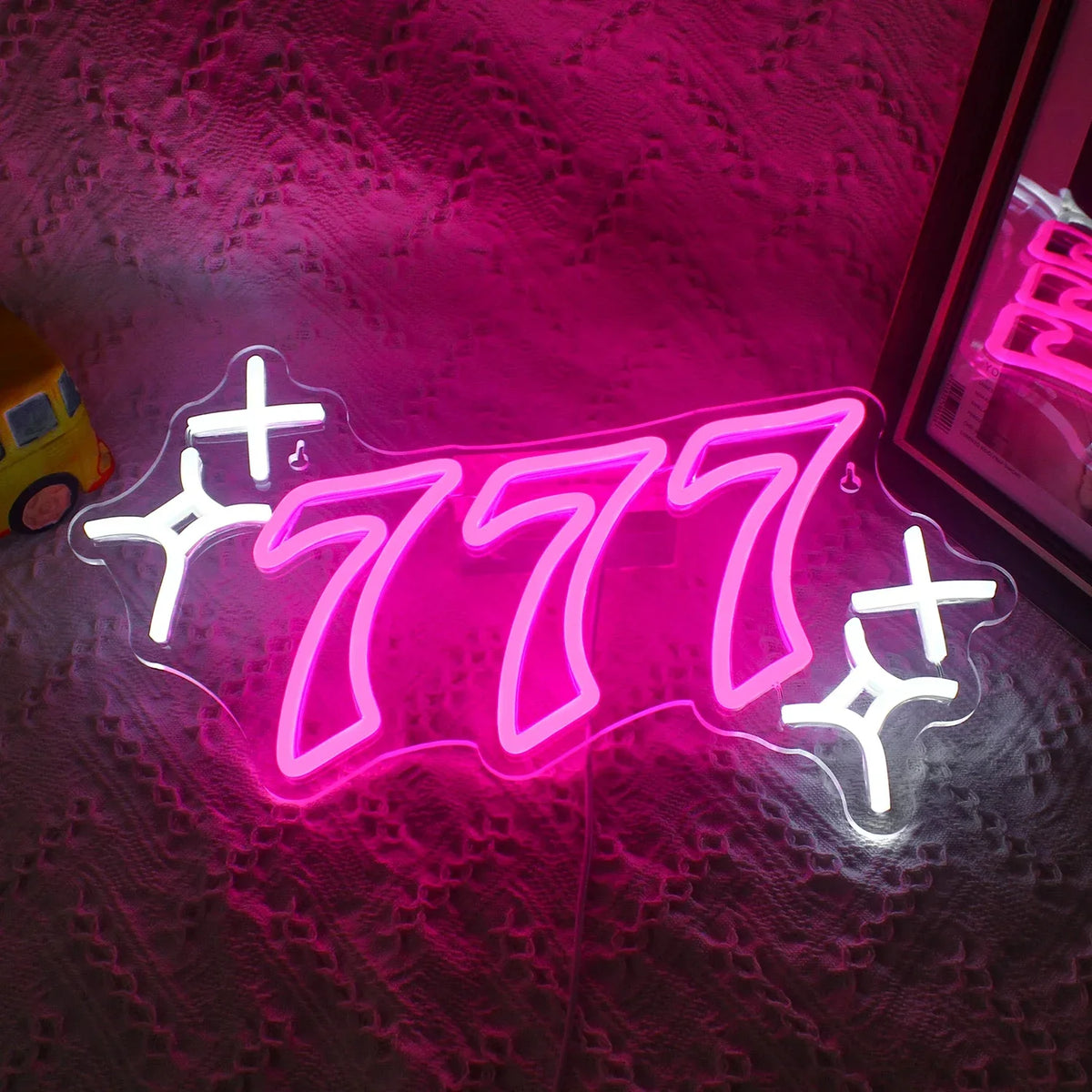 Lucky Number 777 5V USB LED neon sign