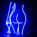 Sexy Lady 5V USB LED neon sign – Blue
