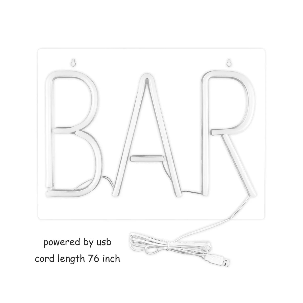 BAR 5V USB LED neon sign