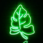 Green Leaf 5V USB LED neon sign – Green