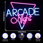 Enseigne néon LED USB 5 V Arcade Night