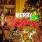 Merry Christmas 5V USB LED neon sign