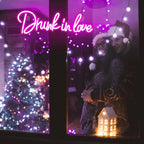 Drunk In Love 5V USB LED neon sign