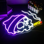 Skull 5V USB LED neon sign