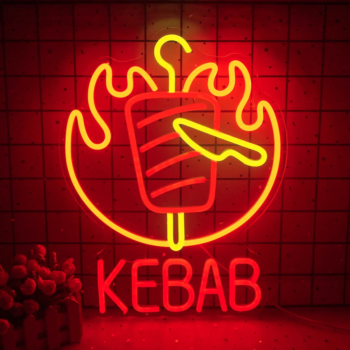 Kebab 5V USB LED neon sign – 32X42cm