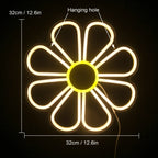 Flower 5V USB LED neon sign