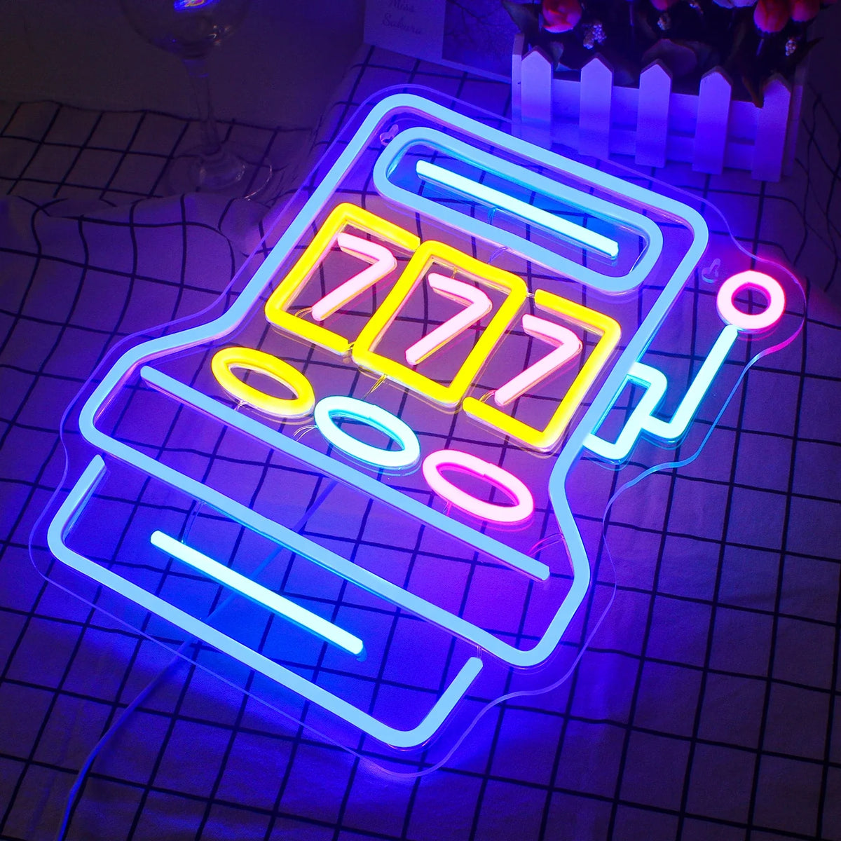 777 Game Room 5V USB LED neon sign
