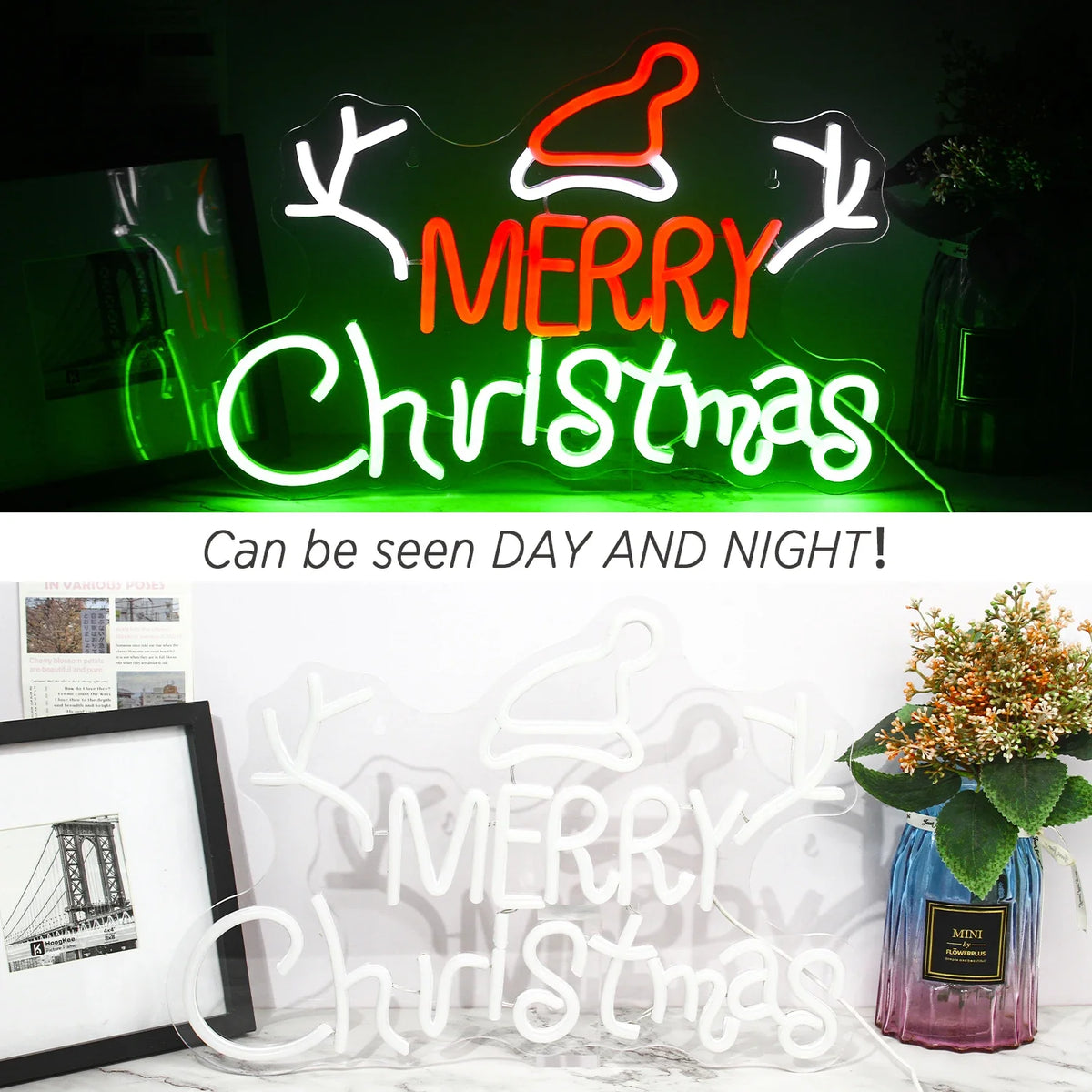 Christmas 5V USB LED neon sign