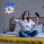 Enseigne néon LED USB 5 V Music is the answer