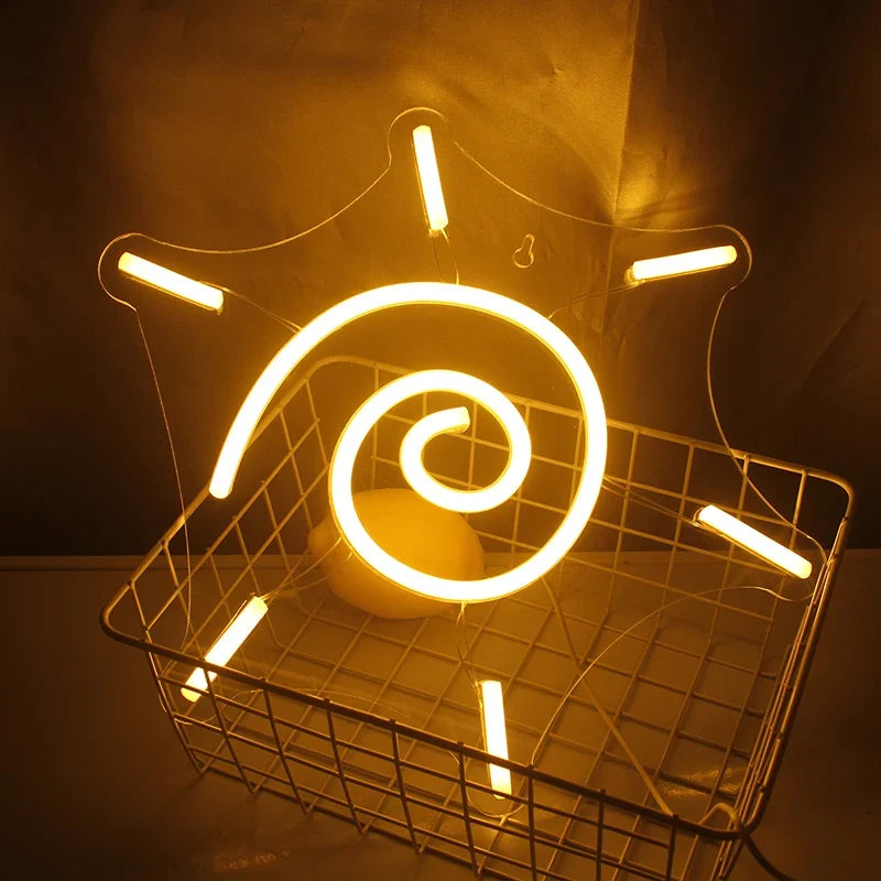 Warm White Sun 5V USB LED neon sign