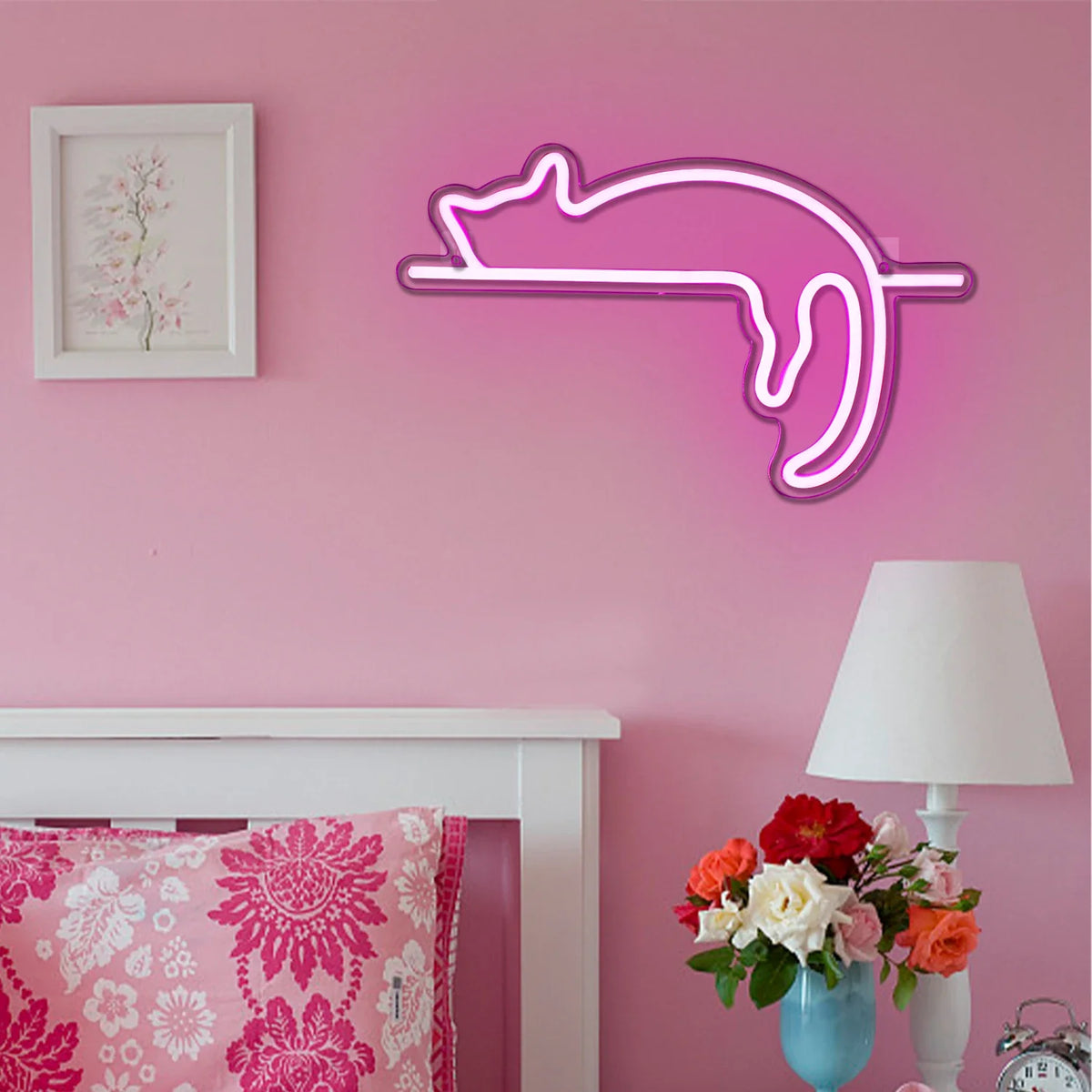Cat 5V USB LED neon sign