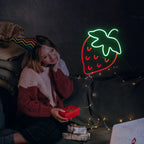 Enseigne néon LED USB 5 V Fraise