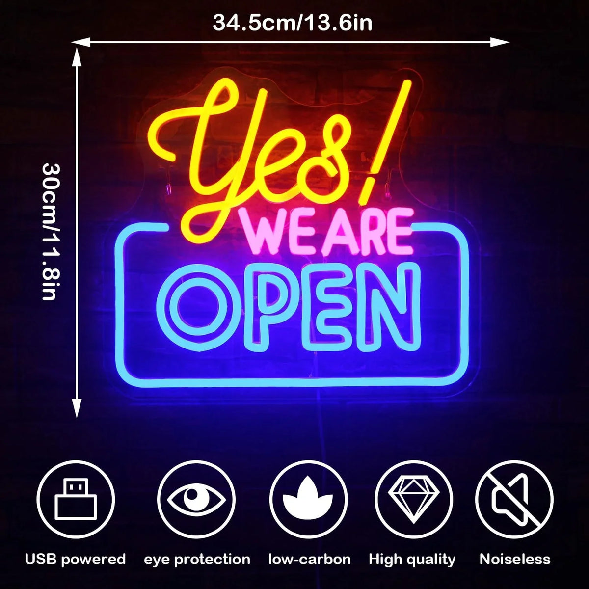 Open 5V USB LED neon sign