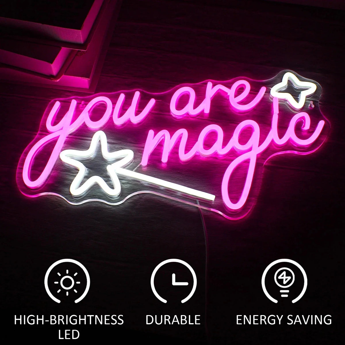 Enseigne néon LED USB 5 V You Are Magic