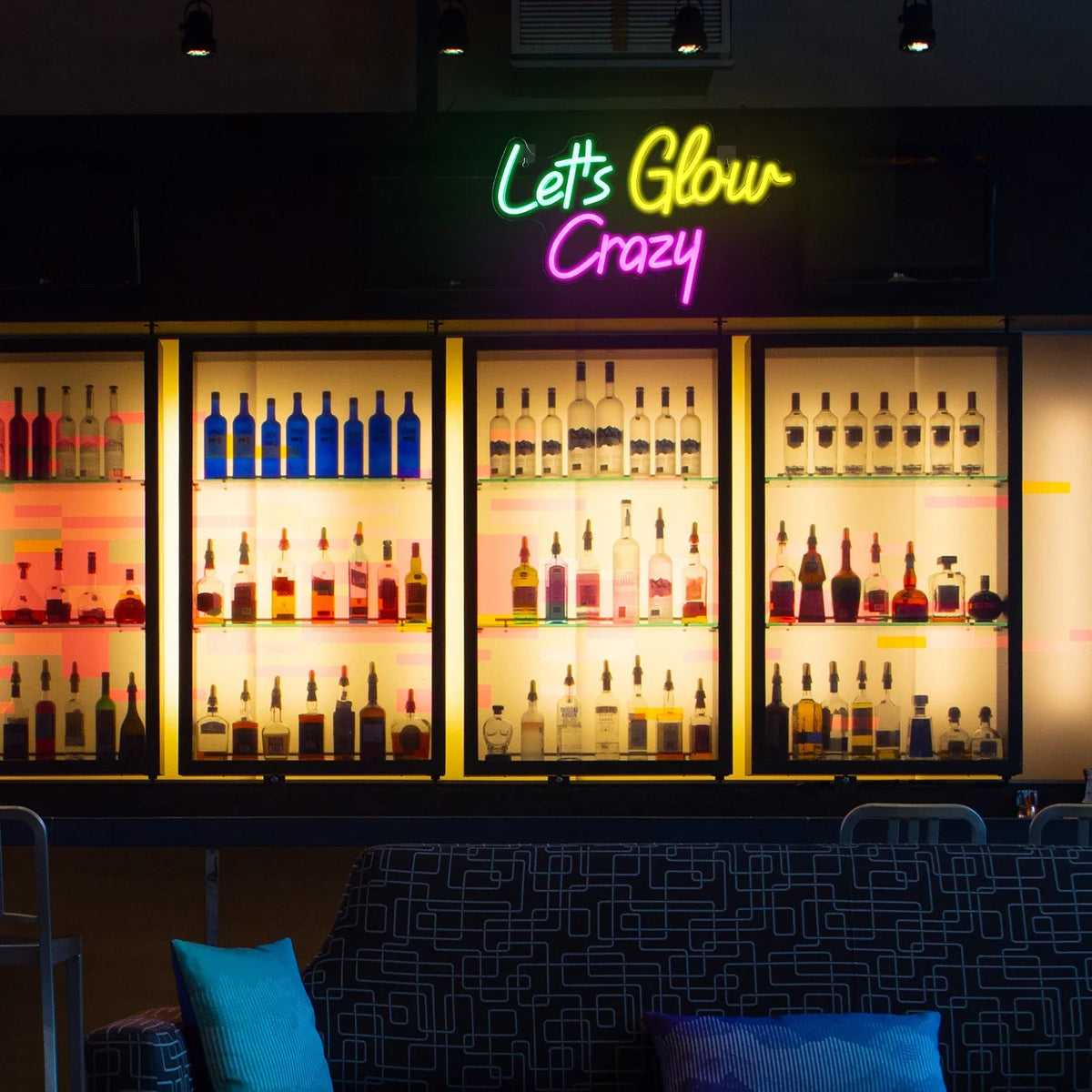 Let's Glow Crazy 5V USB LED neon sign