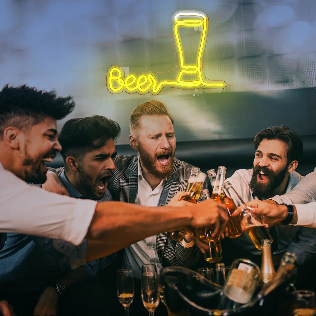 Beer Glass 5V USB LED neon sign