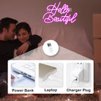 Enseigne néon LED USB 5 V Hello Beautiful