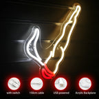 Smoking 5V USB LED neon sign