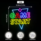 Game Start 5V USB LED neon sign