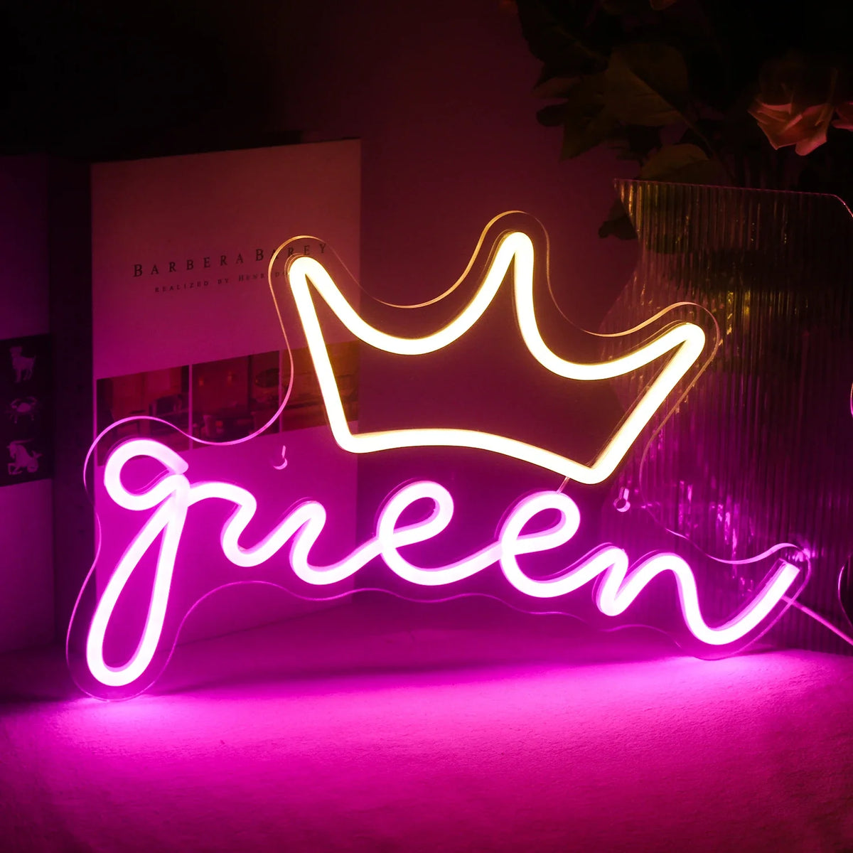 Enseigne néon LED USB 5 V Queen — queen