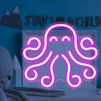 Octopus 5V USB LED neon sign