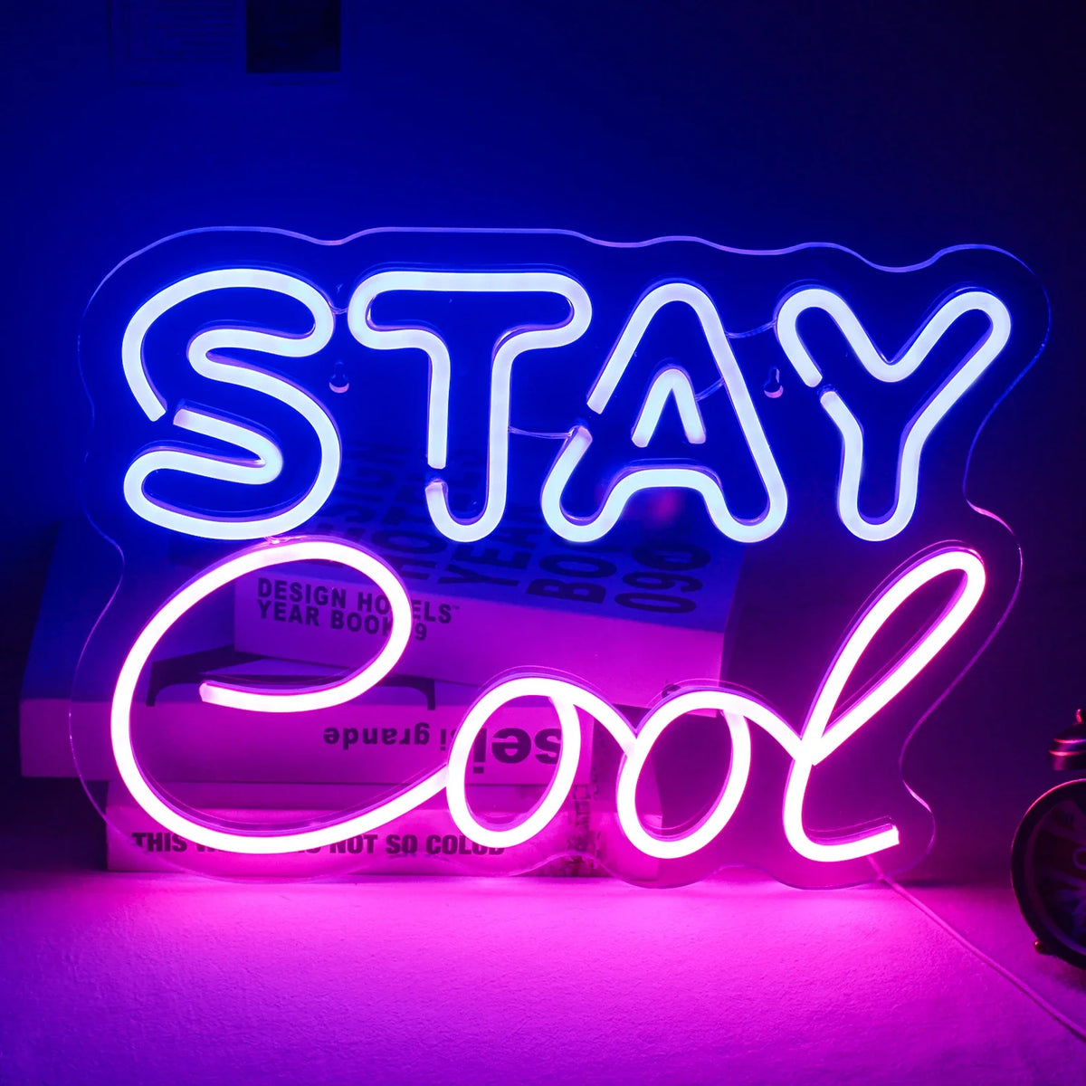 Enseigne néon LED USB 5 V Stay Cool