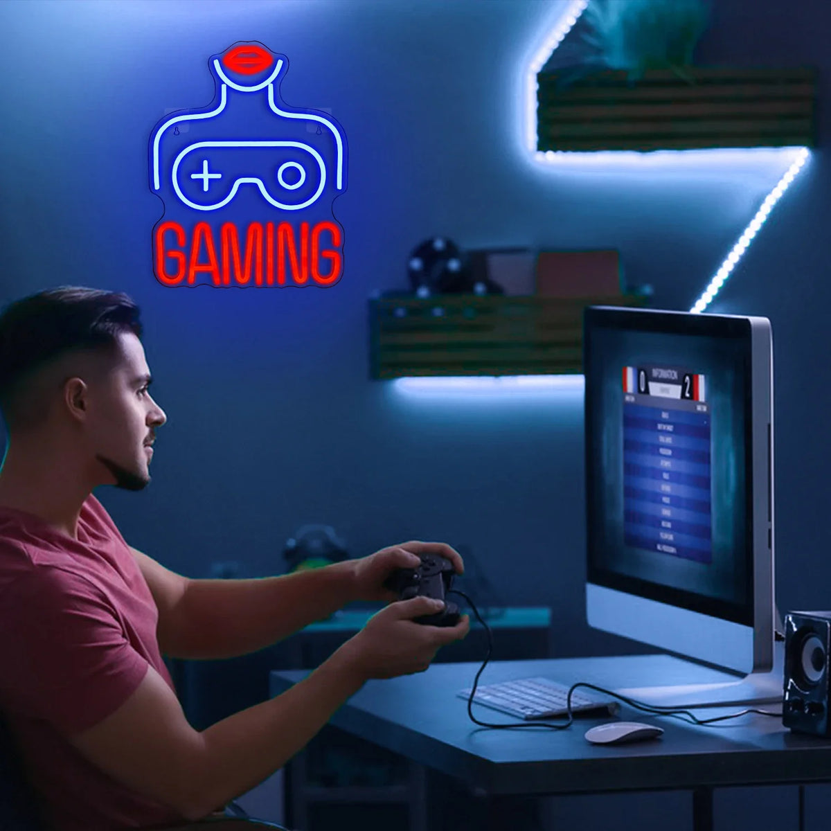 Women Gaming 5V USB LED neon sign