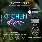 Enseigne néon LED USB 5 V Kitchen Disco