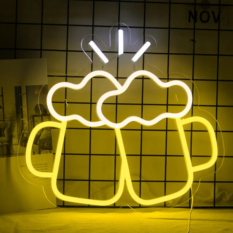 Beer Shaped 5V USB LED neon sign