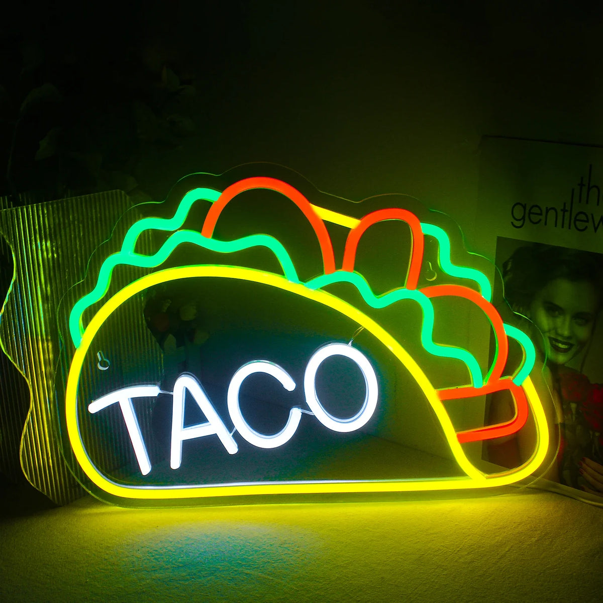 Taco 5V USB LED neon sign – 40x32cm