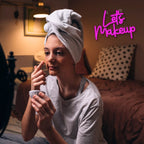 Enseigne néon LED USB 5 V Let's Makeup